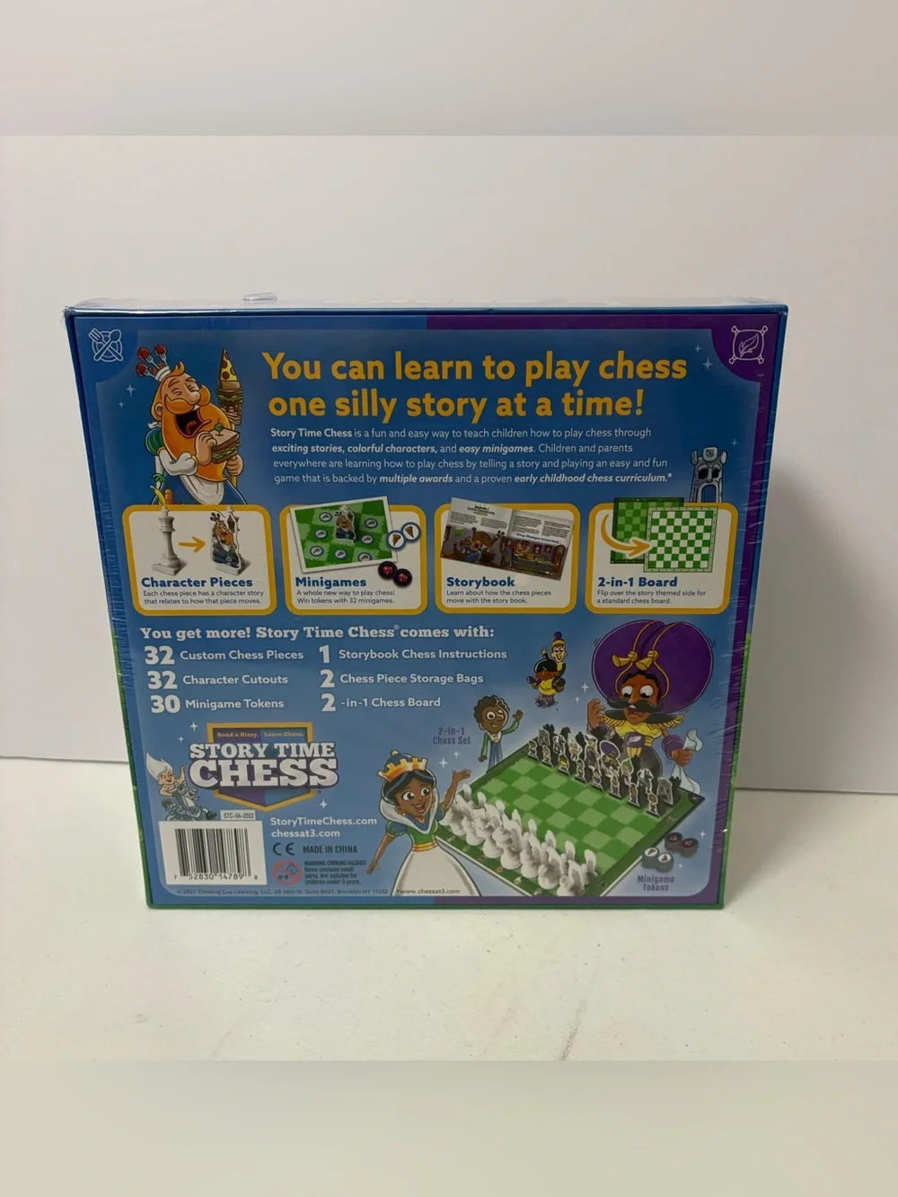 Story Time Chess Educational Game and Storybook Kids Learn To Play Chess SEALED